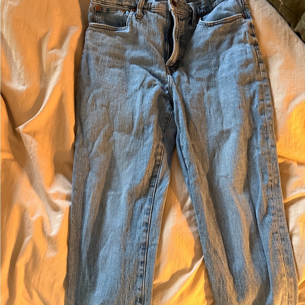Madewell Light Blue Straight Leg Jeans